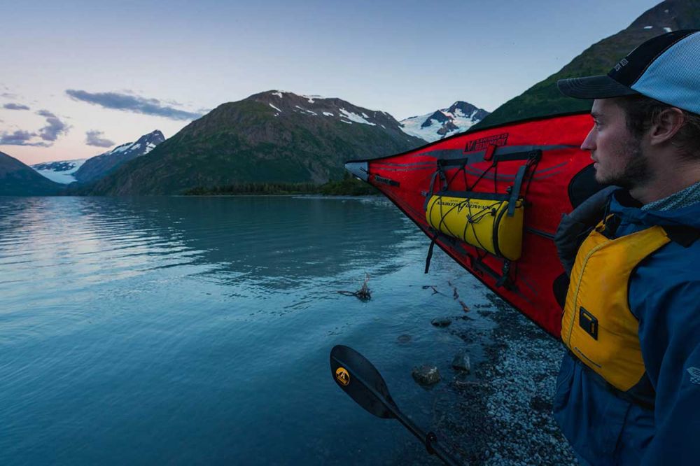 Napihljiv kajak Advanced Elements Frame Elite rdeča