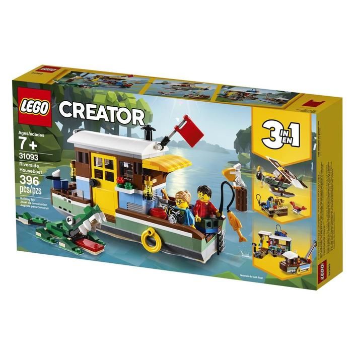 lego creator 3in1 riverside houseboat 31093