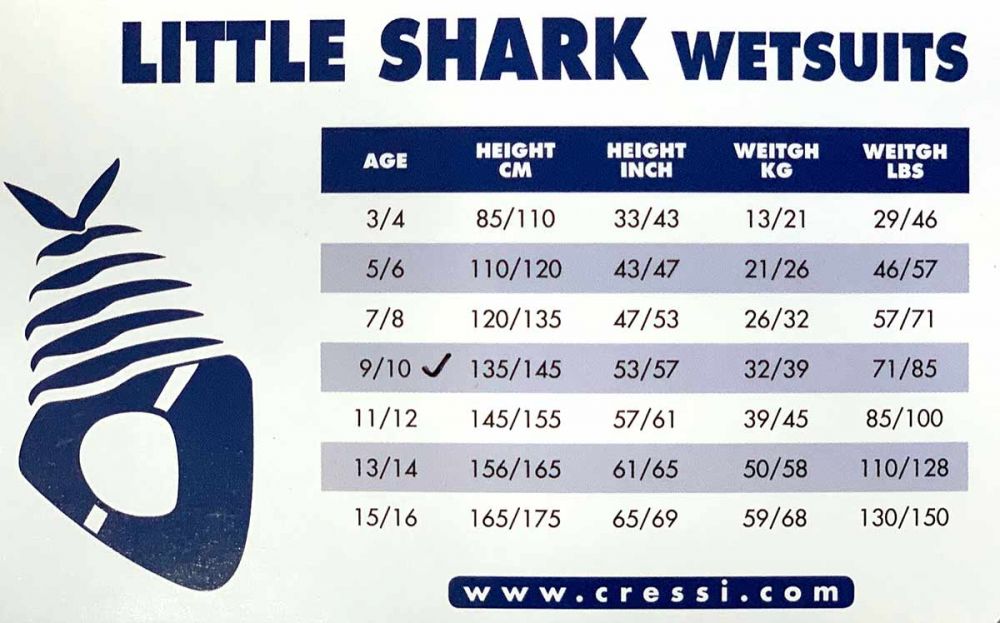 Cressi Little shark 2mm neopren za otroke roza 145-155cm