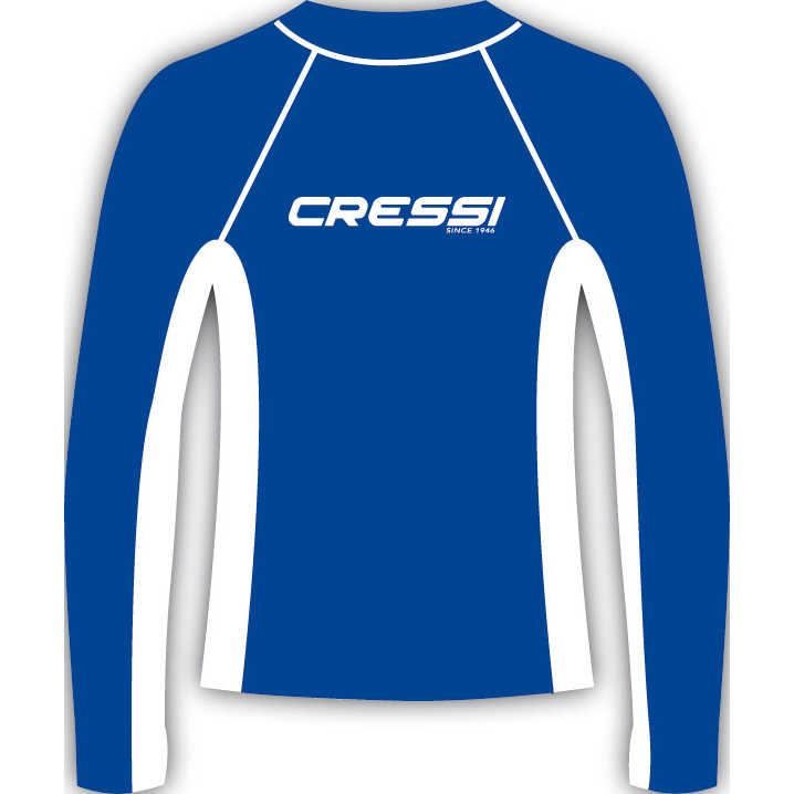Cressi UV majica z dolgimi rokavi za ženske modra XS