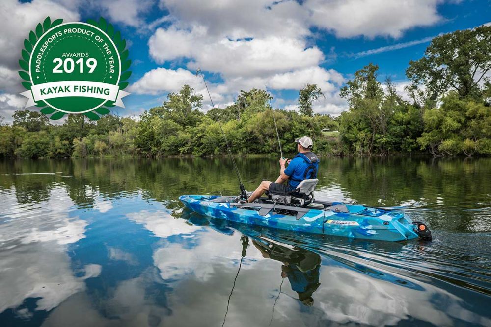 Kajak za ribolov Feelfree Dorado Motodrive winter camo