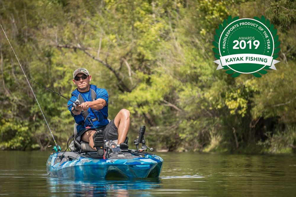 Kajak za ribolov Feelfree Dorado Motodrive winter camo