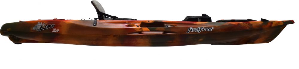 Kajak za ribolov Feelfree Lure 11.5 v2 Sonar pod orange camo