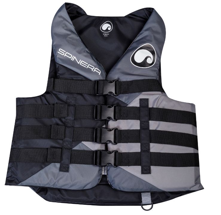 Rešilni jopič Jet Ski Deluxe Nylon 50N siv M