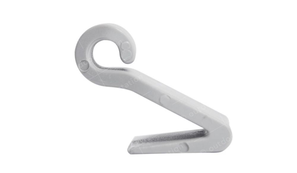 Sponka za ponjavo iz najlona siva 34x40mm za ø6mm