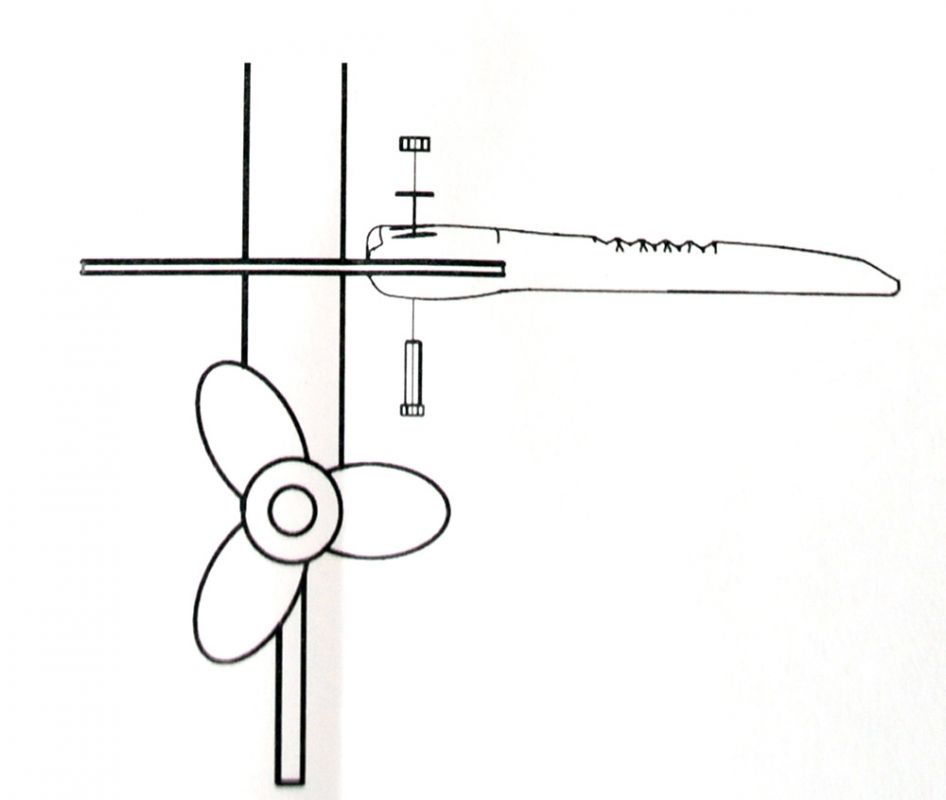 Stabilizator izvenkrmnega motorja 4-50 KM