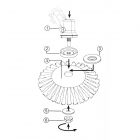 HAKITA kovinska krtača za plevela za kosilnico na nitko