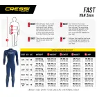 Cressi Fast 3mm moška neoprenska obleka M