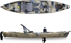 Kajak za ribolov Feelfree Moken 12.5 s pedali Desert Camo