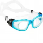 Cressi plavalna očala Galileo steklene leče aqua modra