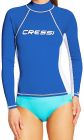 Cressi UV majica z dolgimi rokavi za ženske modra XS