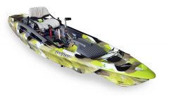 Kajak za ribolov Feelfree Dorado Motodrive lime camouflage