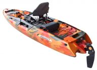 Kajak za ribolov Feelfree Dorado Motodrive orange camo