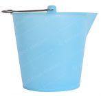 Plastična kanta za vodo z ročko iz inoxa 9 l