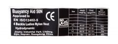 Rešilni jopič Jet Ski Deluxe Nylon 50N pink M