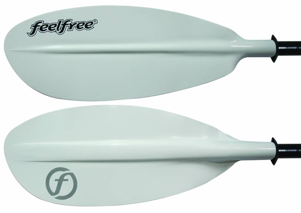 Veslo za kajak Feelfree Fiberglass enodelno 220 cm bel