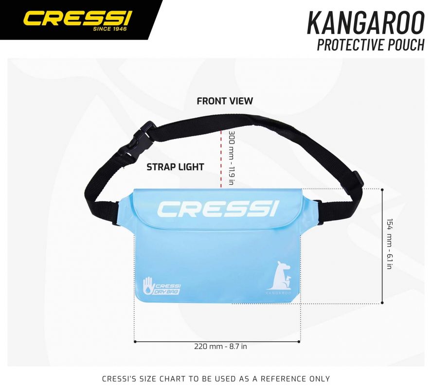 Vodoodporni etui Cressi Kangaroo črna