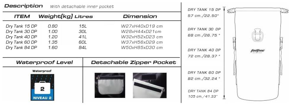 Vodoodporni nahrbtnik Feelfree Dry Tank 84L rumen