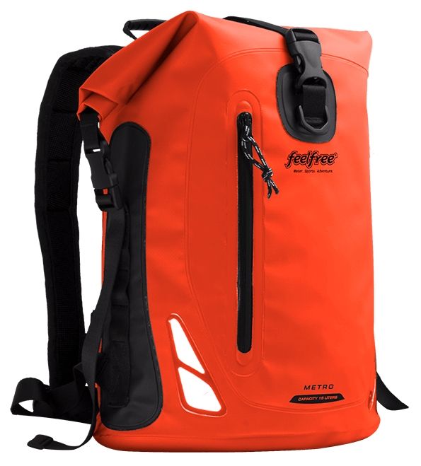 Vodoodporni nahrbtnik za motoriste Feelfree Metro 15L Črna